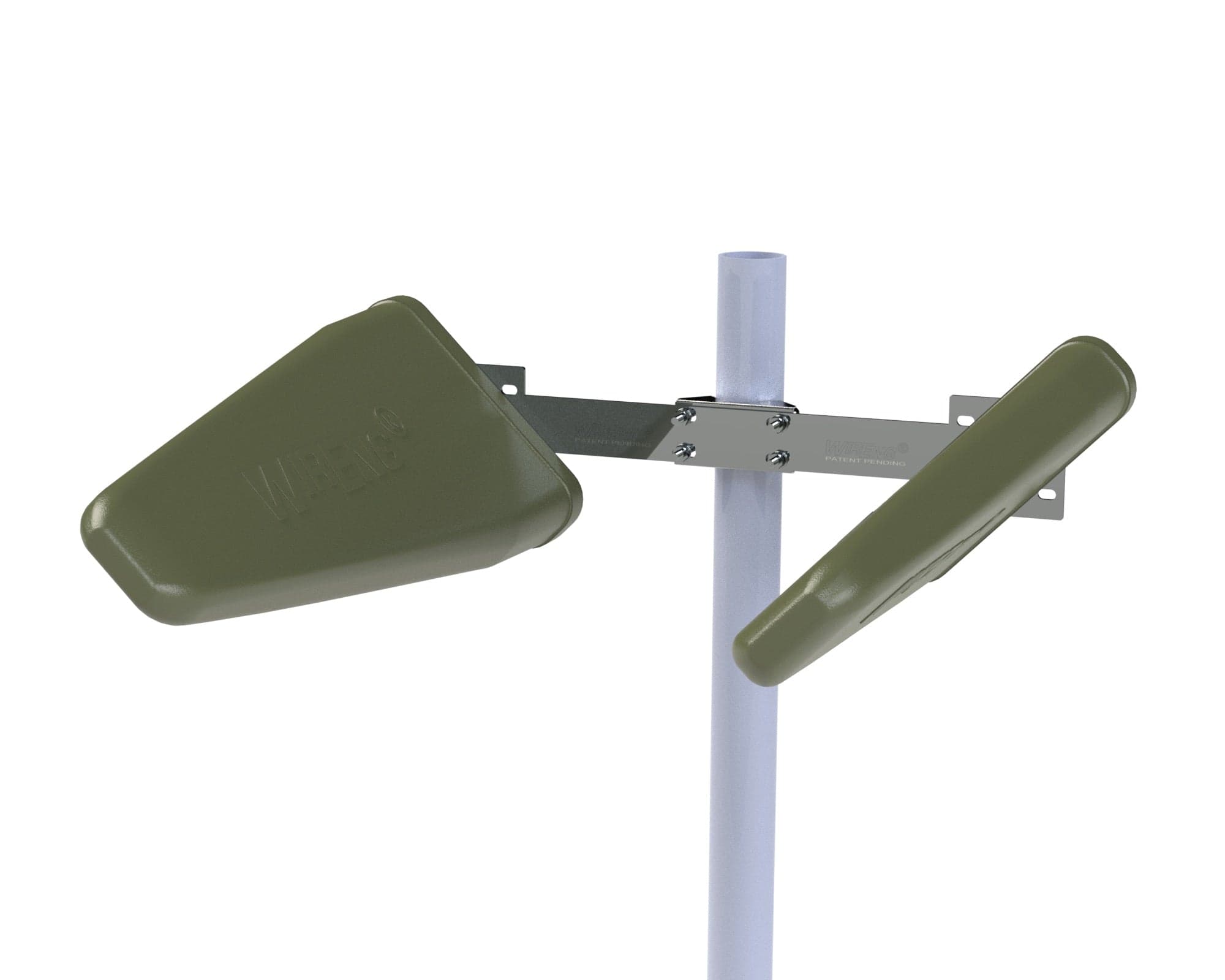 DroneAnt2-Plus-I™ Full Fiberglass Industrial Class High Gain Dual Drone Antenna Set for Dual-Antenna Controllers