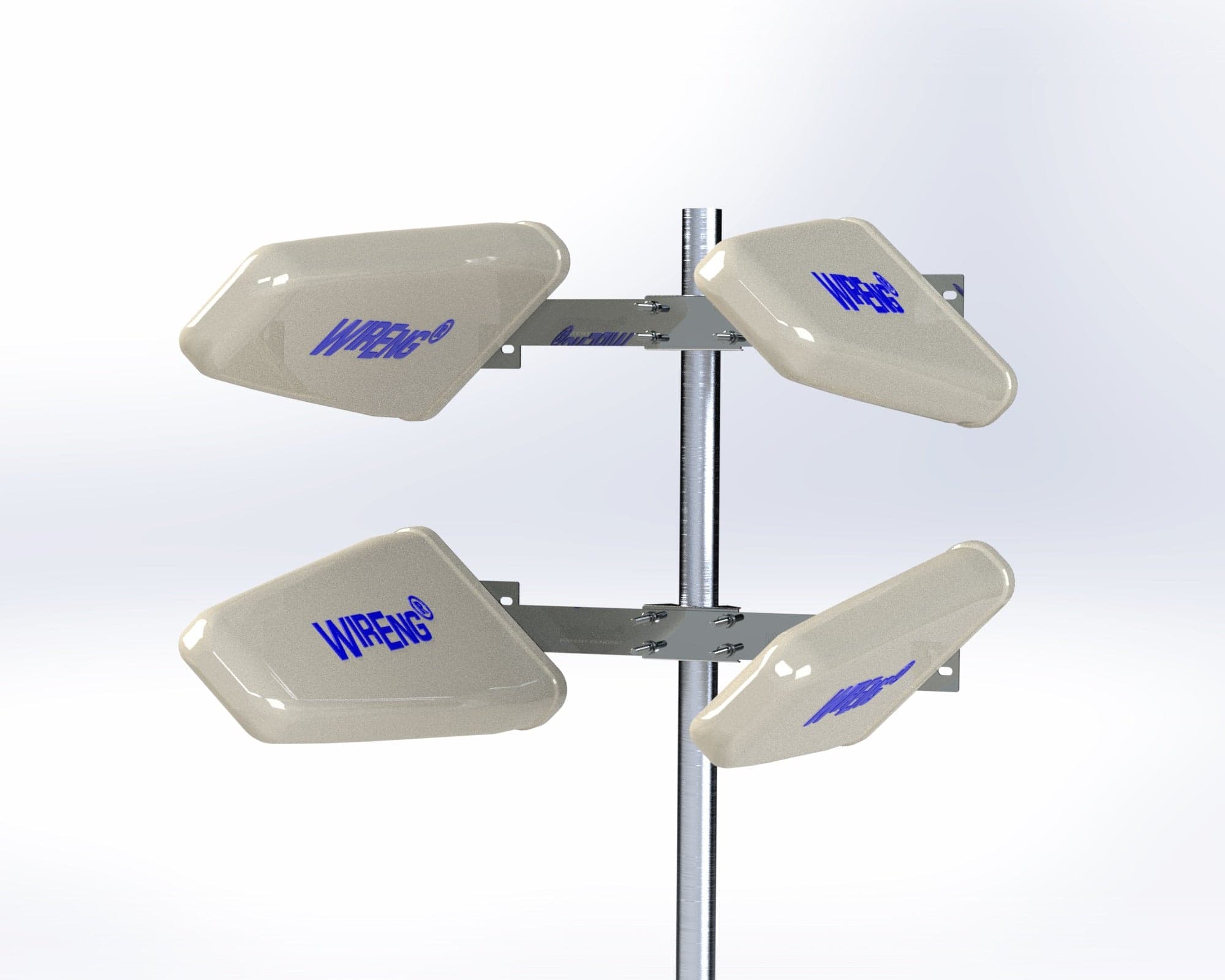 DroneAnt4-Plus™ Quad Drone Antenna Set for Quad-Antenna Controllers